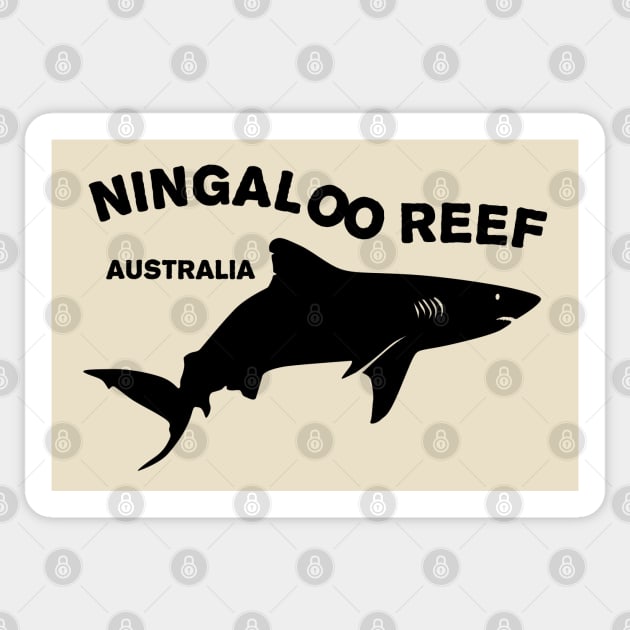 Shark Diving Ningaloo Reef - Australia Sticker by TMBTM